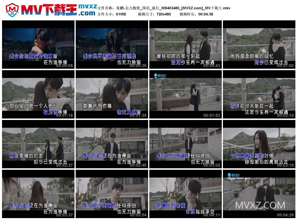 张鹏-无力挽留_国语_流行_MB403480